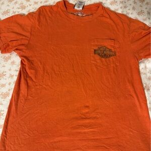 Harley-Davidson Vibrant Orange Short Sleeve Tee